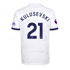 Tottenham Hotspur Dejan Kulusevski #21 Hjemmedrakt 2023-24 Kortermet